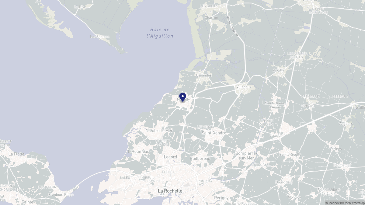 Aperçu cartographique de Marsilly, centré sur la commune
