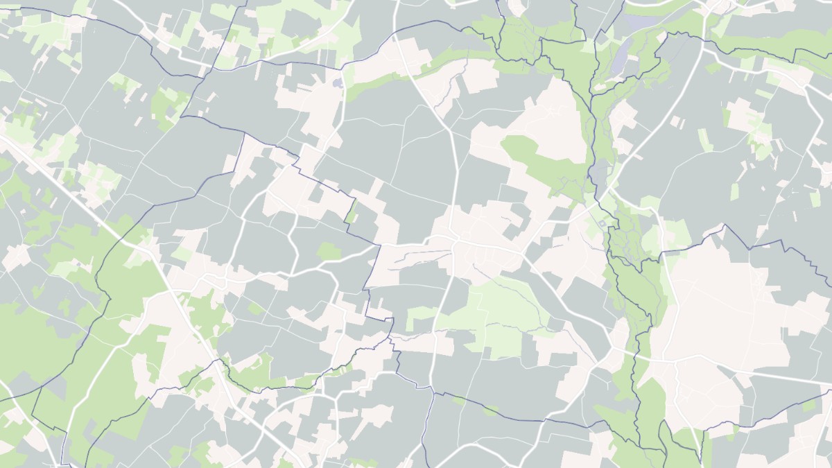 Aperçu cartographique de Migron, centré sur la commune
