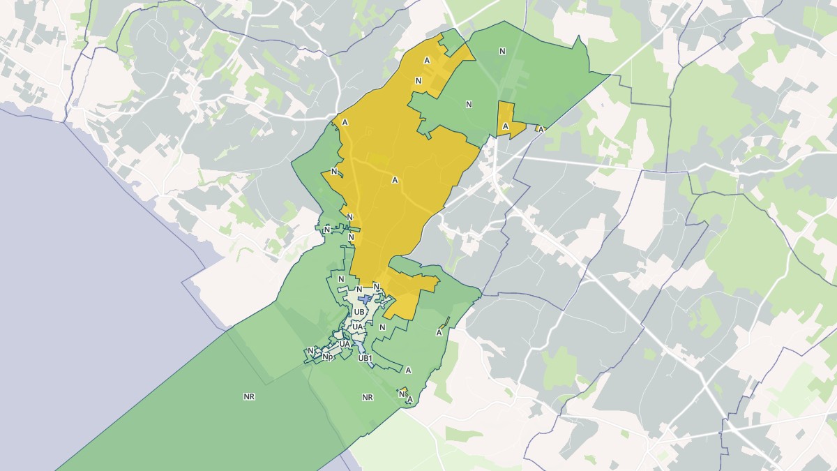 Aperçu cartographique de Mortagne-sur-Gironde, centré sur la commune
