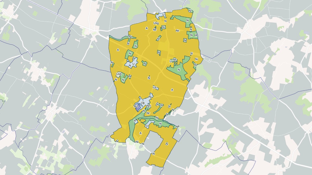 Aperçu cartographique de Neuvicq-le-Château, centré sur la commune