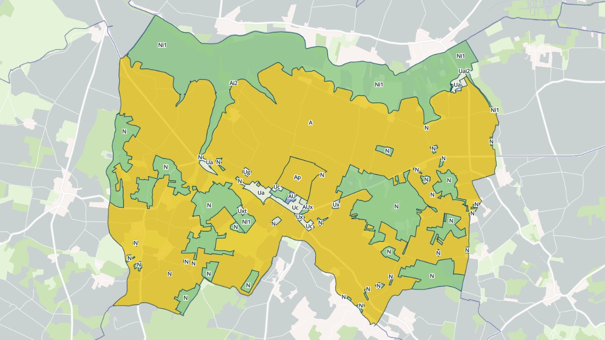 Aperçu cartographique de Les Nouillers, centré sur la commune