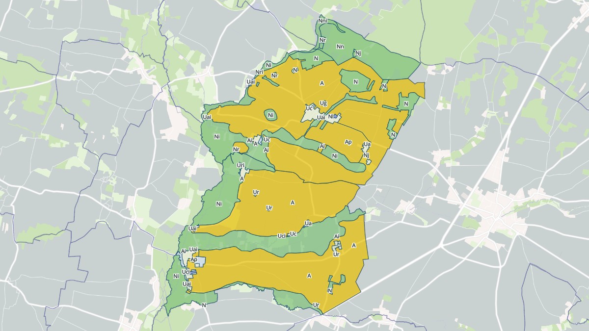 Aperçu cartographique de Rives-de-Boutonne, centré sur la commune