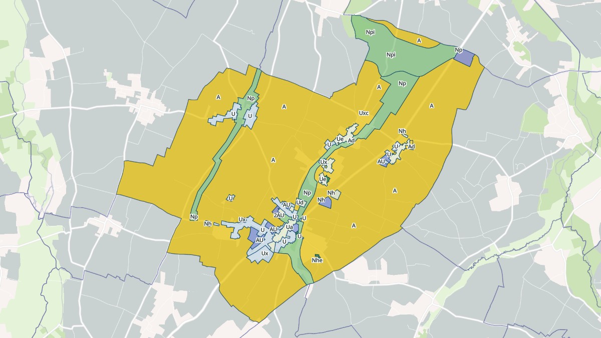 Aperçu cartographique de Pérignac, centré sur la commune