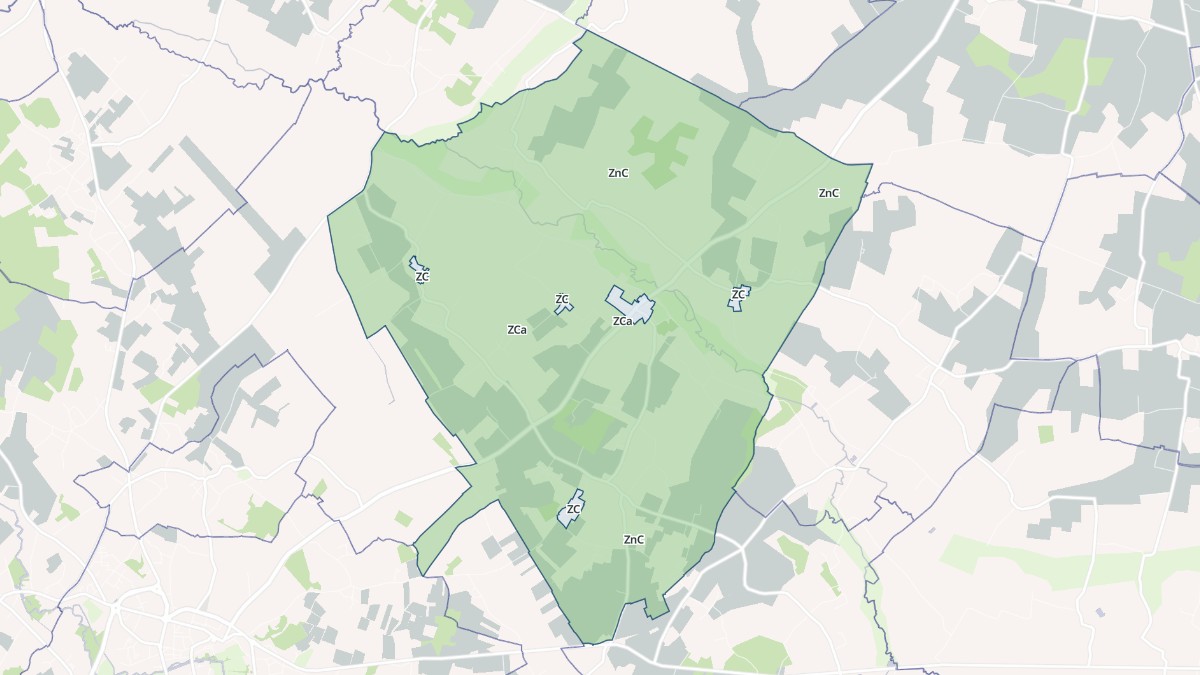 Aperçu cartographique de Réaux sur Trèfle, centré sur la commune