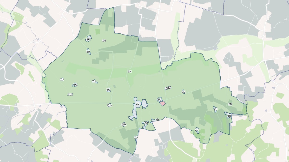 Aperçu cartographique de Saint-Ciers-Champagne, centré sur la commune