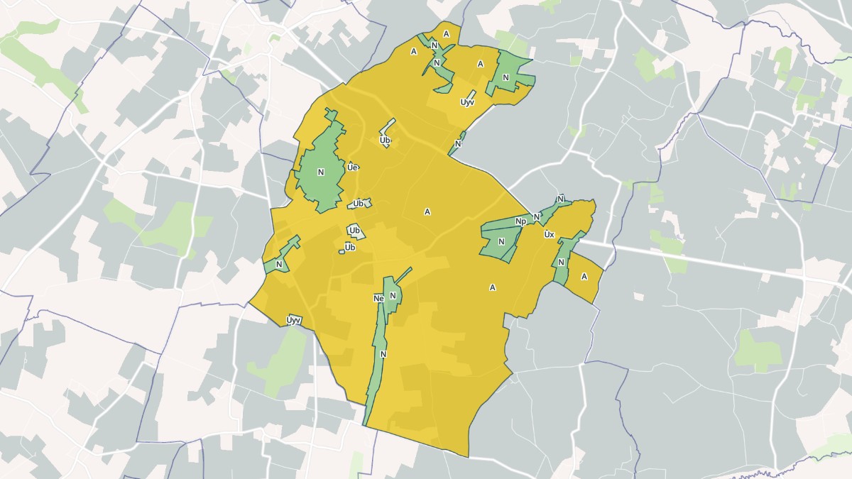 Aperçu cartographique de Saint-Eugène, centré sur la commune