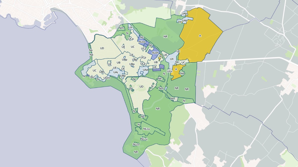 Aperçu cartographique de Saint-Georges-de-Didonne, centré sur la commune