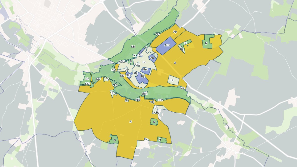 Aperçu cartographique de Saint-Julien-de-l'Escap, centré sur la commune