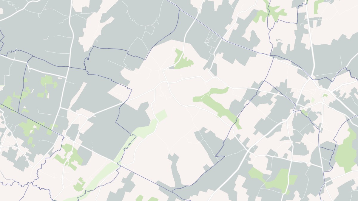 Aperçu cartographique de Sainte-Lheurine, centré sur la commune