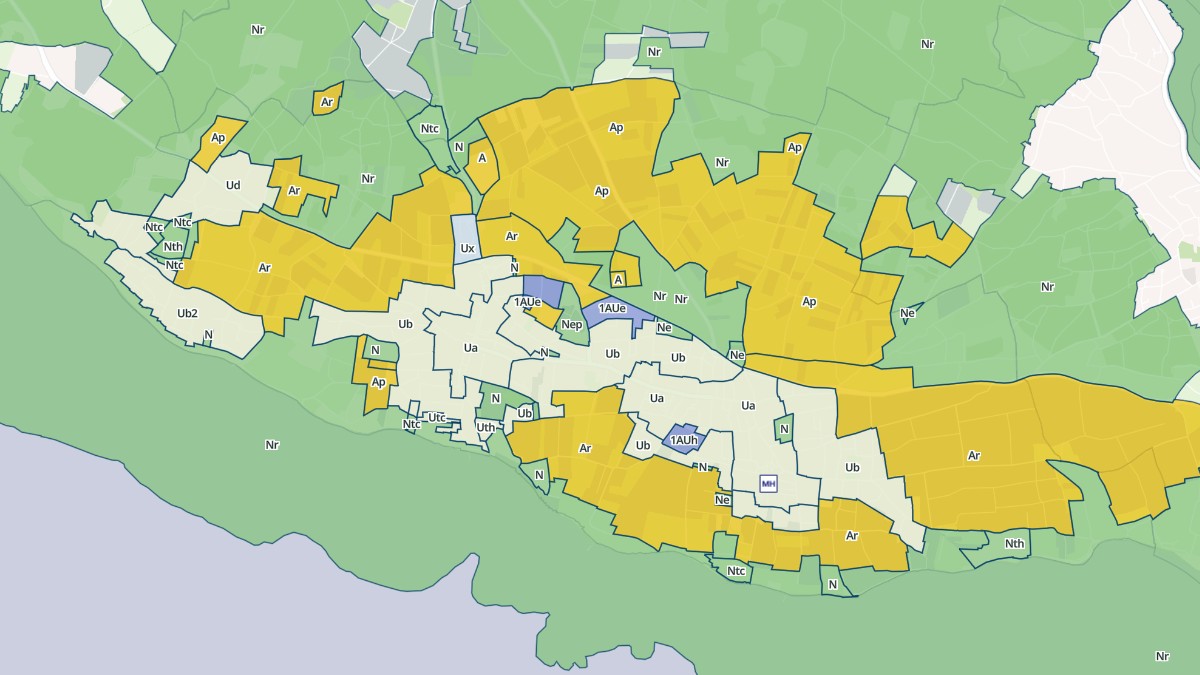 Aperçu cartographique de Sainte-Marie-de-Ré, centré sur la commune