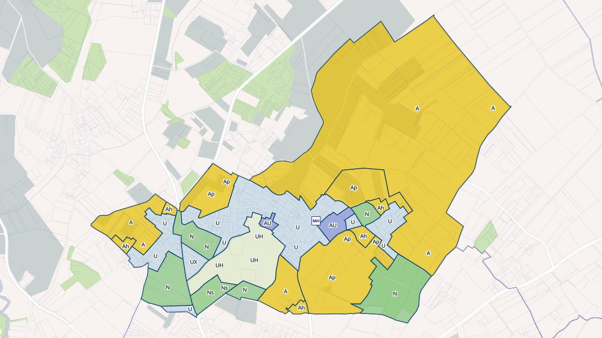 Aperçu cartographique de Saint-Martial-de-Vitaterne, centré sur la commune