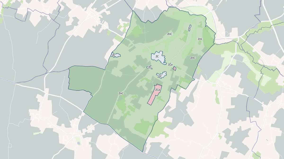 Aperçu cartographique de Saint-Martial-sur-Né, centré sur la commune