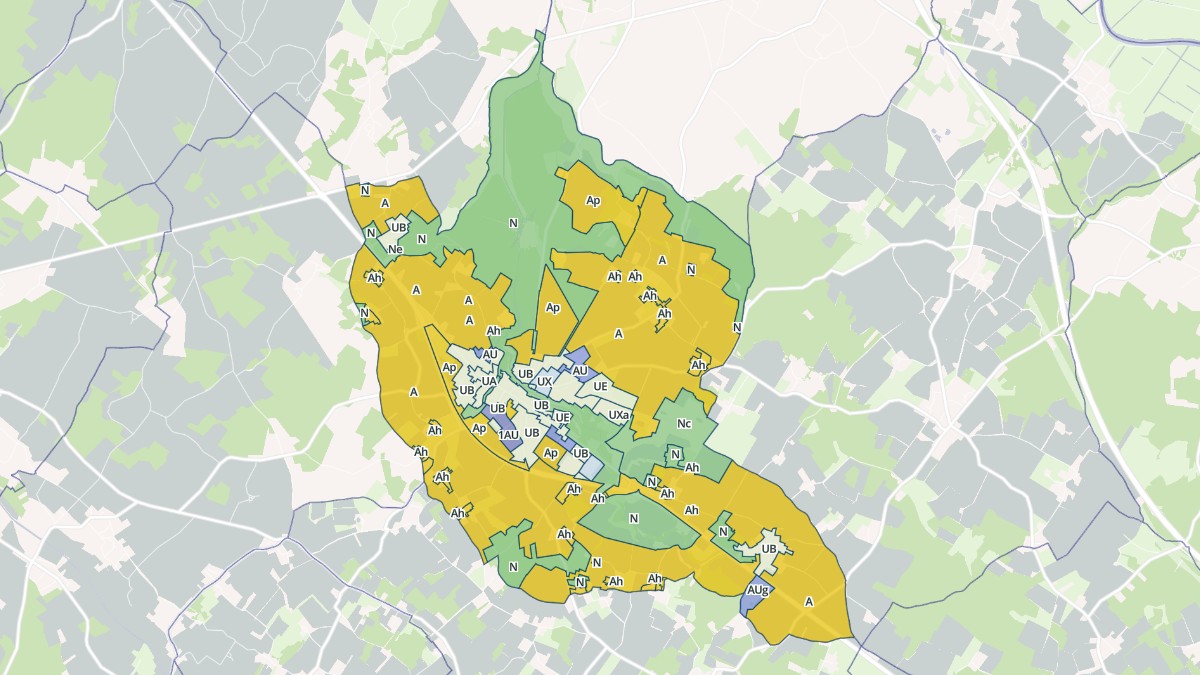 Aperçu cartographique de Saint-Porchaire, centré sur la commune