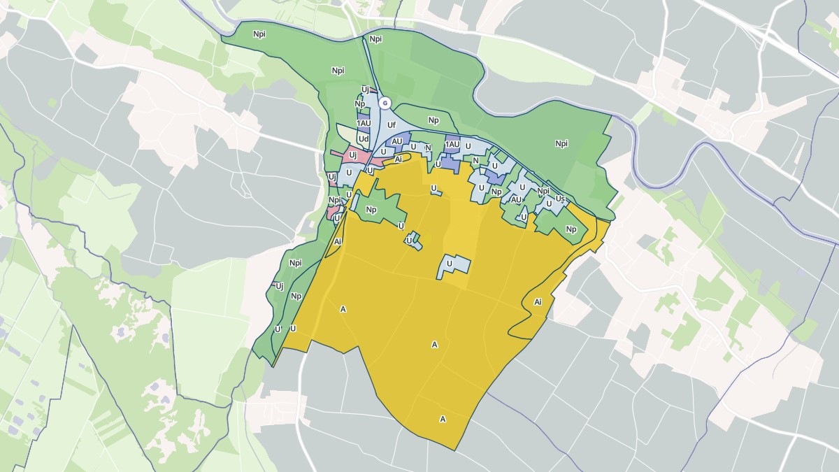 Aperçu cartographique de Saint-Sever-de-Saintonge, centré sur la commune