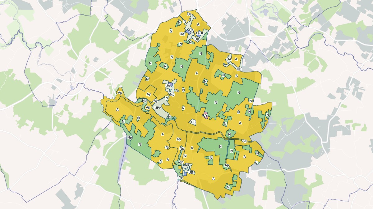 Aperçu cartographique de Saint-Simon-de-Bordes, centré sur la commune