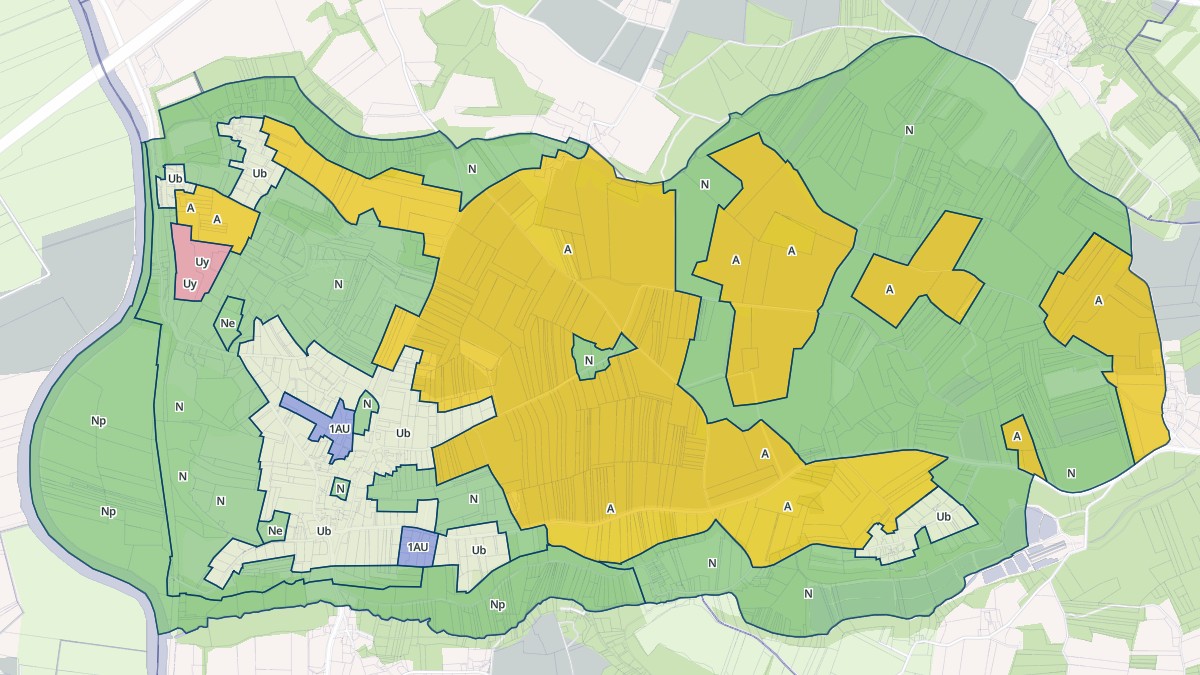 Aperçu cartographique de Saint-Vaize, centré sur la commune