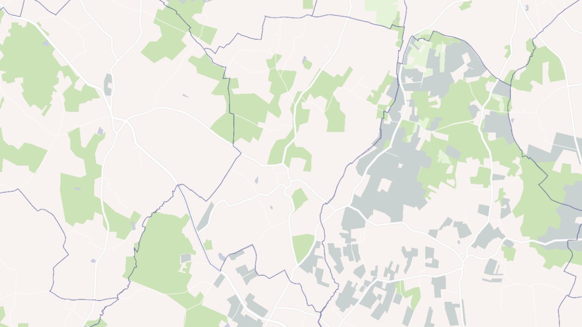 Aperçu cartographique de Salignac-de-Mirambeau, centré sur la commune