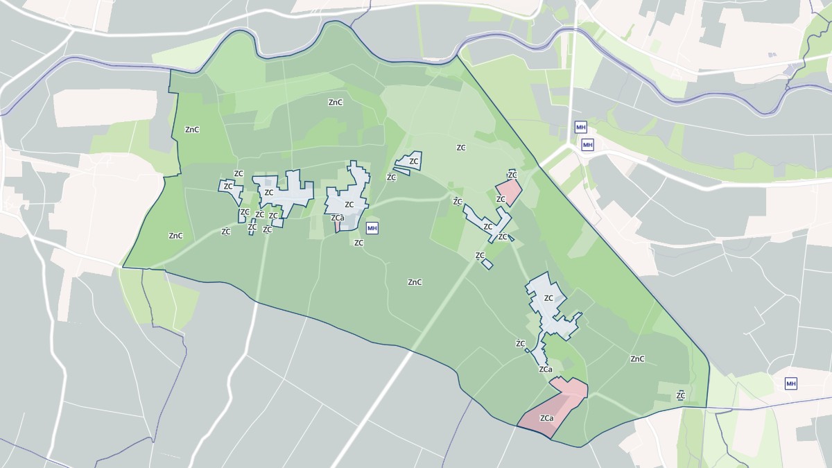 Aperçu cartographique de Salignac-sur-Charente, centré sur la commune