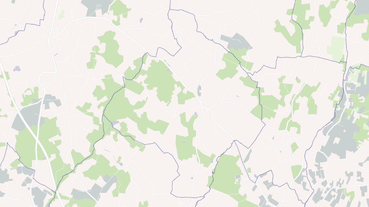 Aperçu cartographique de Soubran, centré sur la commune