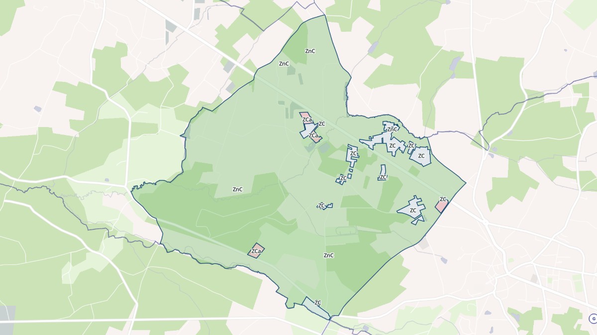 Aperçu cartographique de Souméras, centré sur la commune