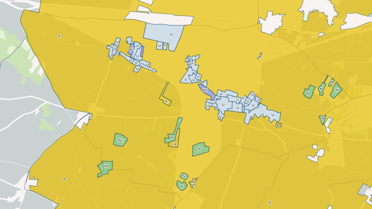 Aperçu cartographique de Le Thou, centré sur la commune