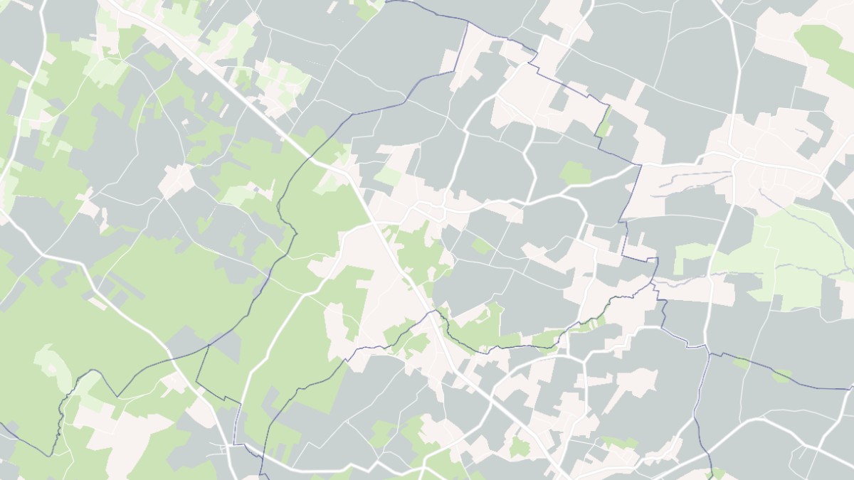 Aperçu cartographique de Villars-les-Bois, centré sur la commune