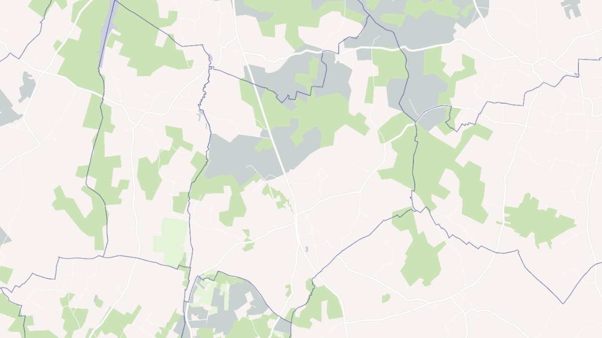 Aperçu cartographique de Villexavier, centré sur la commune