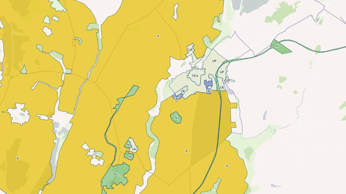 Aperçu cartographique de Les Aix-d'Angillon, centré sur la commune