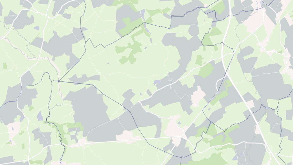 Aperçu cartographique de Arcomps, centré sur la commune