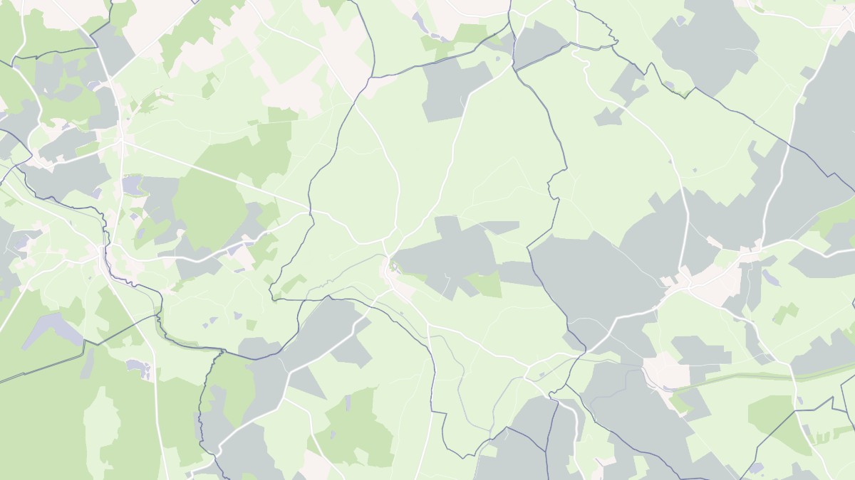 Aperçu cartographique de Bannegon, centré sur la commune