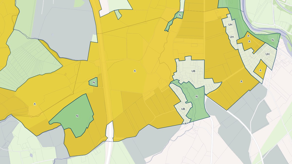 Aperçu cartographique de Bouzais, centré sur la commune