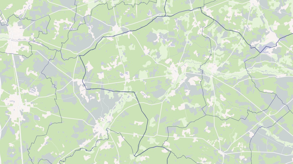 Aperçu cartographique de Brinon-sur-Sauldre, centré sur la commune