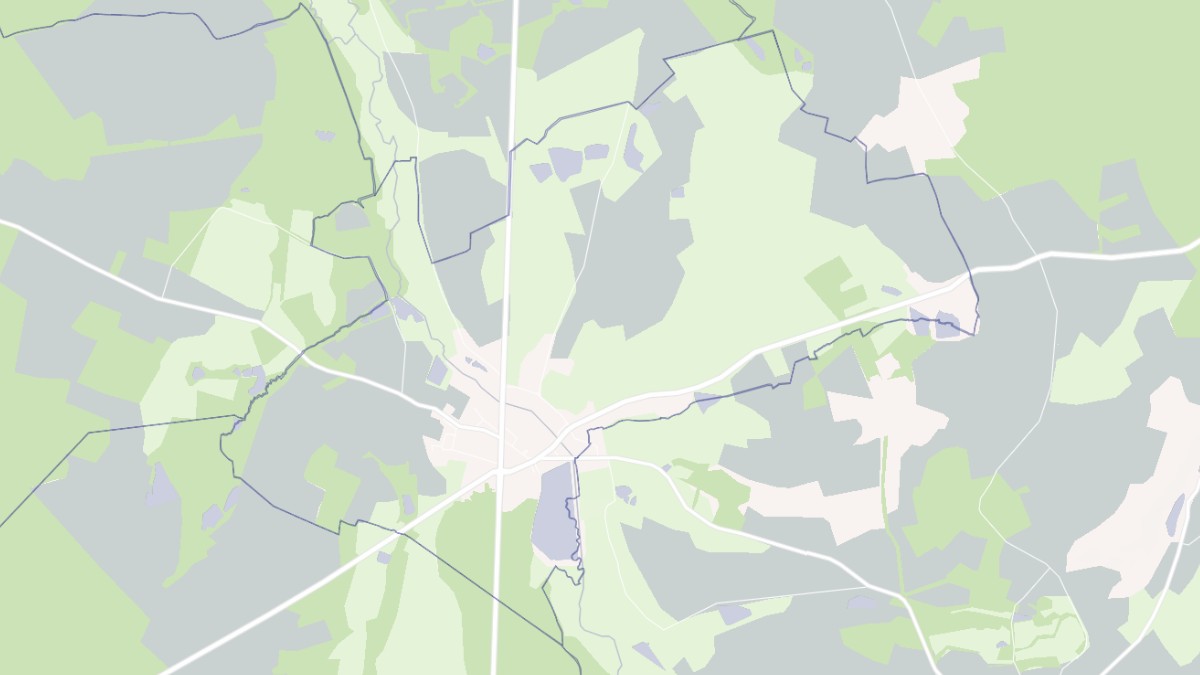 Aperçu cartographique de La Chapelle-d'Angillon, centré sur la commune