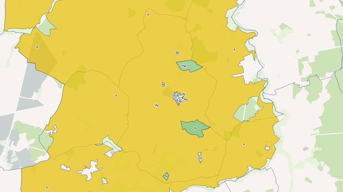 Aperçu cartographique de Charentonnay, centré sur la commune