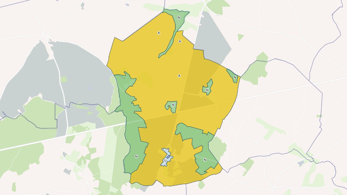 Aperçu cartographique de Chaumoux-Marcilly, centré sur la commune
