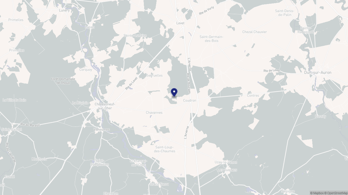 Aperçu cartographique de Chavannes, centré sur la commune