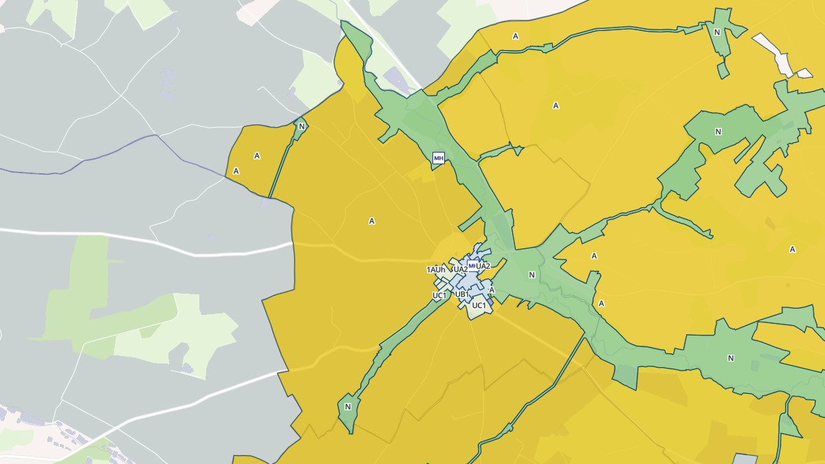 Aperçu cartographique de Concressault, centré sur la commune