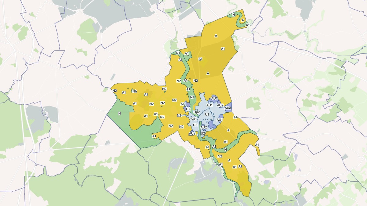 Aperçu cartographique de Dun-sur-Auron, centré sur la commune