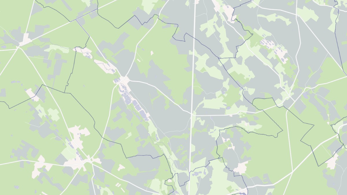 Aperçu cartographique de Ennordres, centré sur la commune
