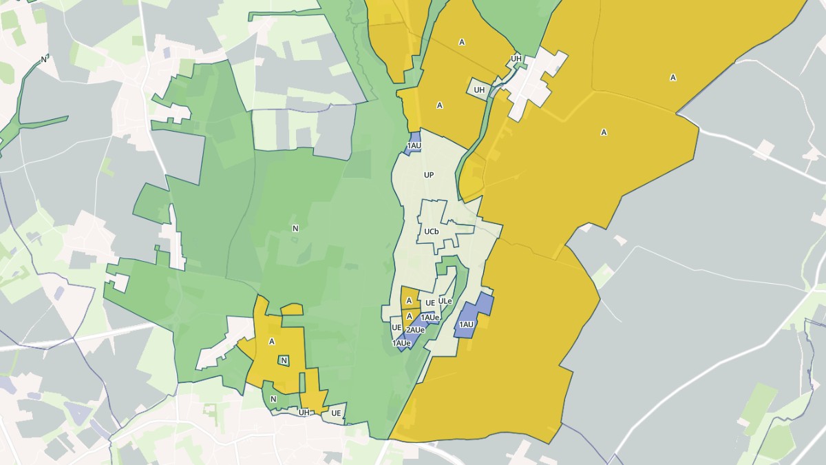 Aperçu cartographique de Fussy, centré sur la commune