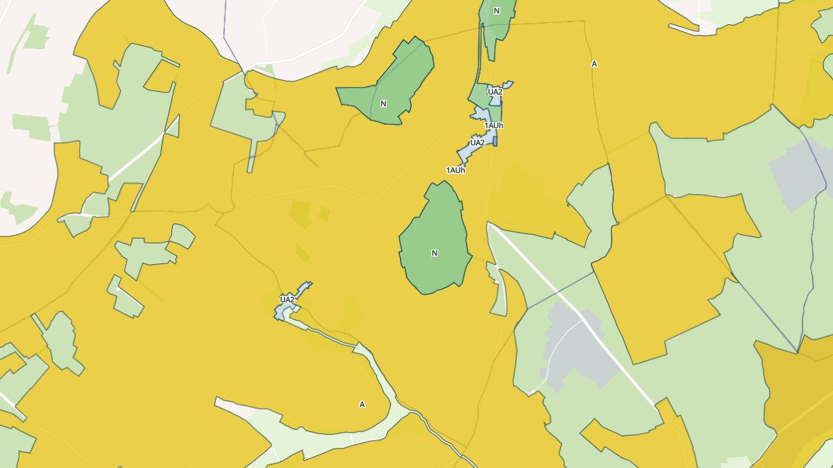 Aperçu cartographique de Gardefort, centré sur la commune