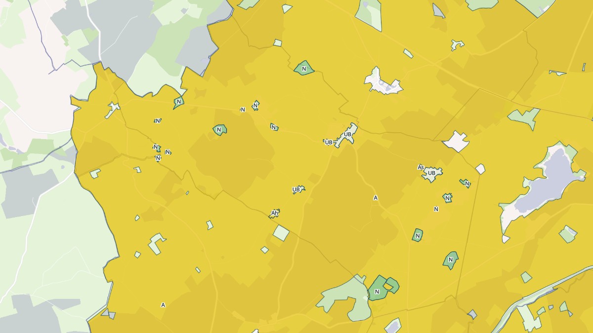Aperçu cartographique de Givardon, centré sur la commune