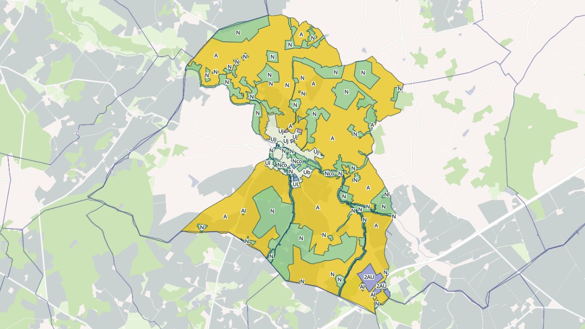 Aperçu cartographique de Graçay, centré sur la commune