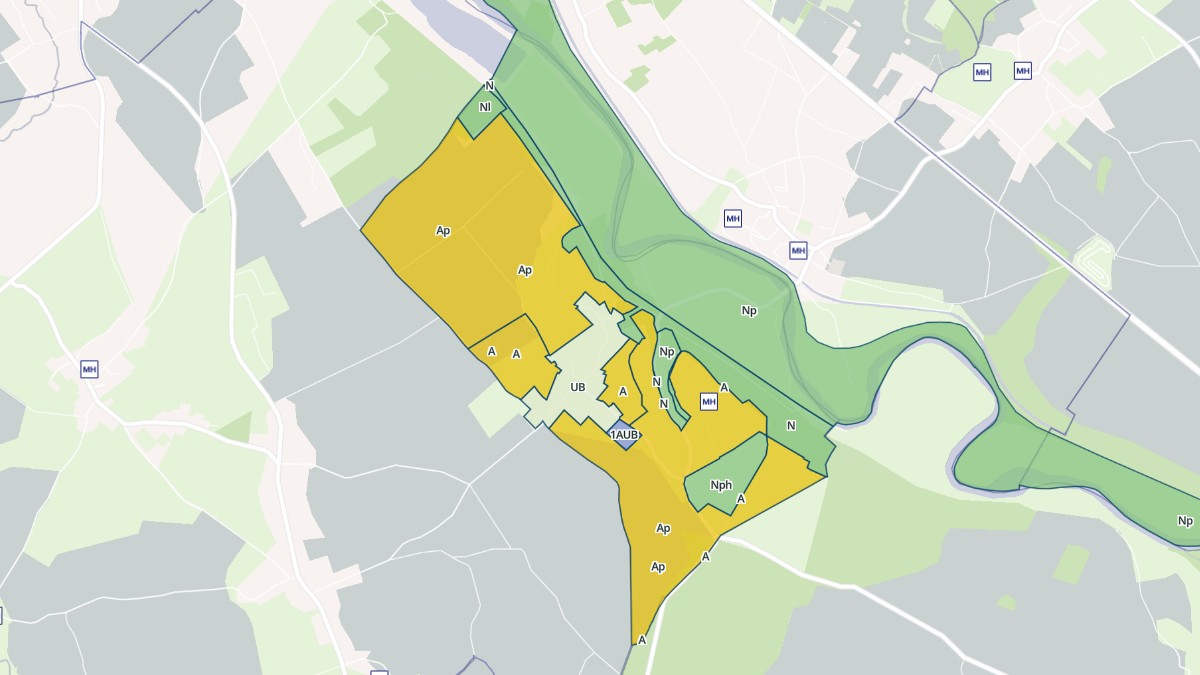 Aperçu cartographique de La Groutte, centré sur la commune