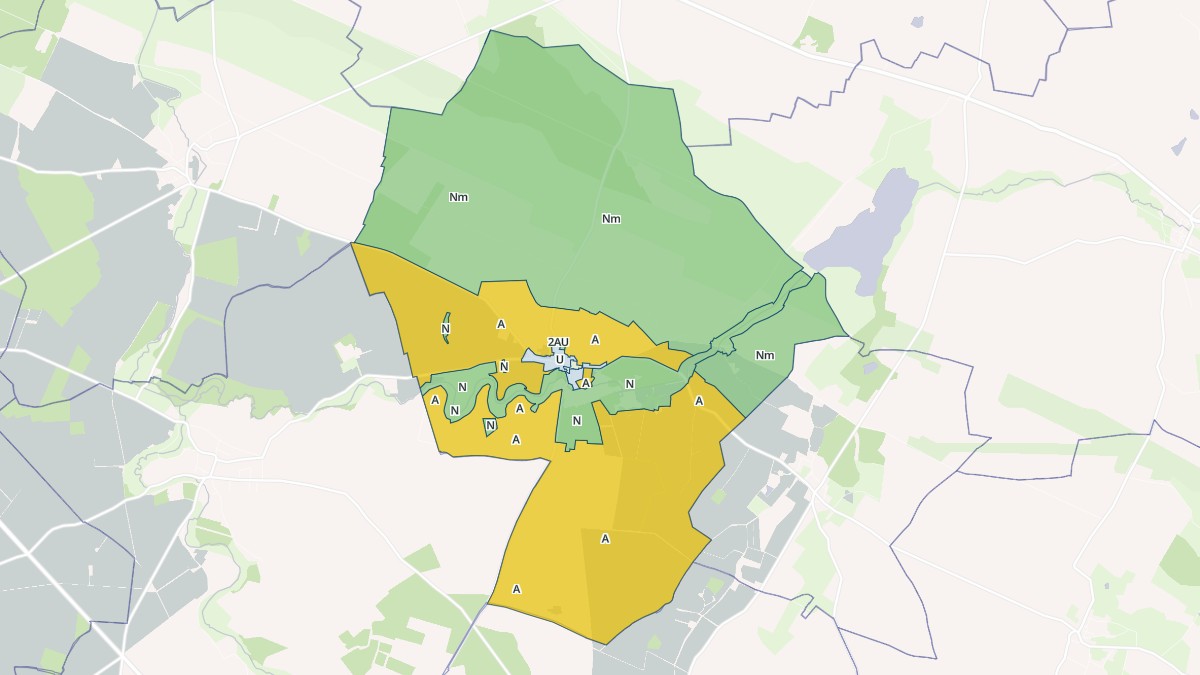Aperçu cartographique de Jussy-Champagne, centré sur la commune