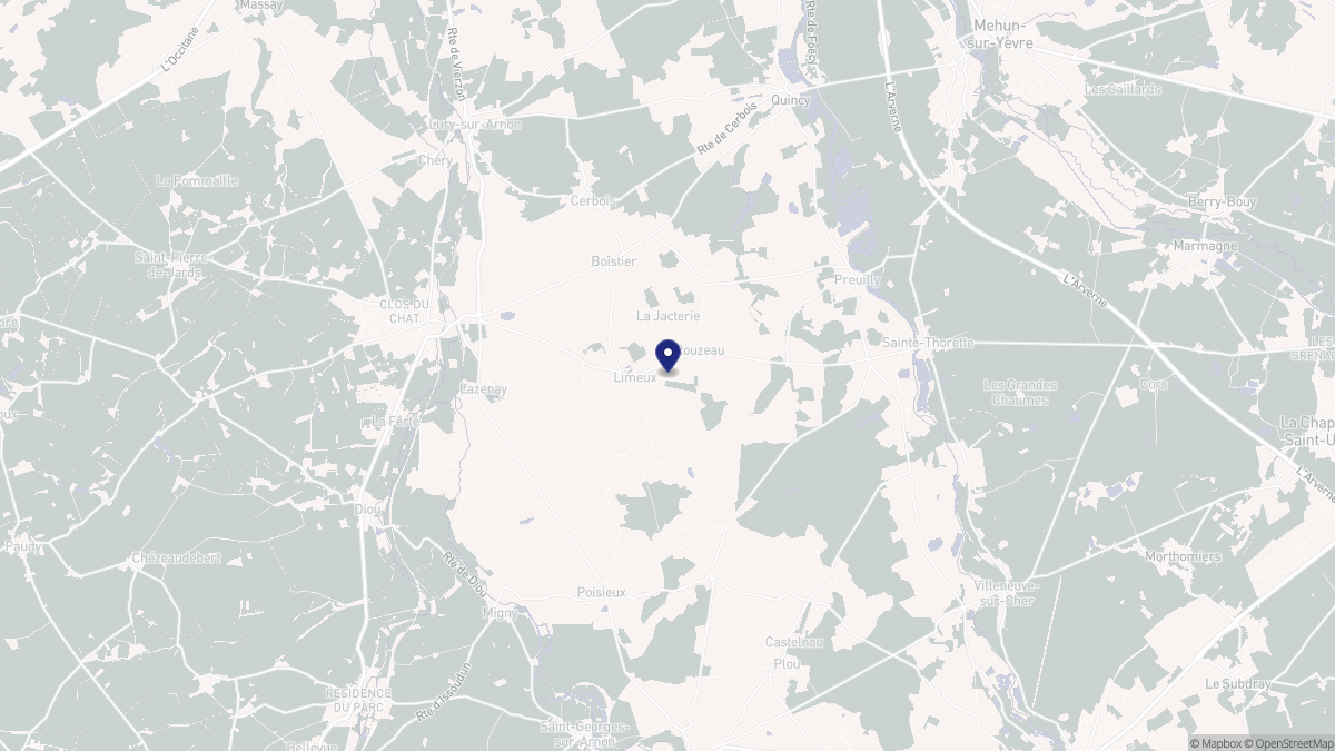 Aperçu cartographique de Limeux, centré sur la commune