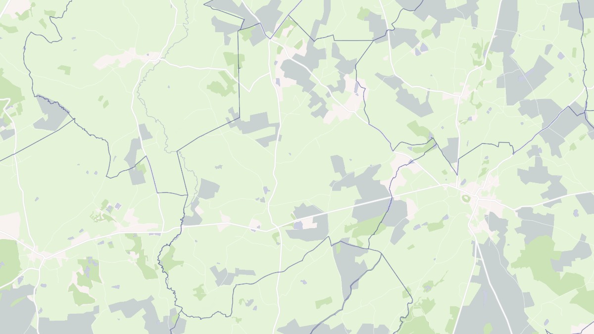 Aperçu cartographique de Maisonnais, centré sur la commune