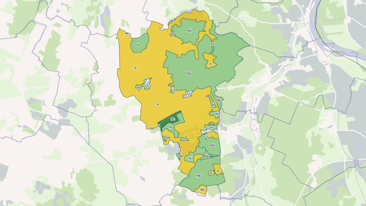 Aperçu cartographique de Menetou-Couture, centré sur la commune