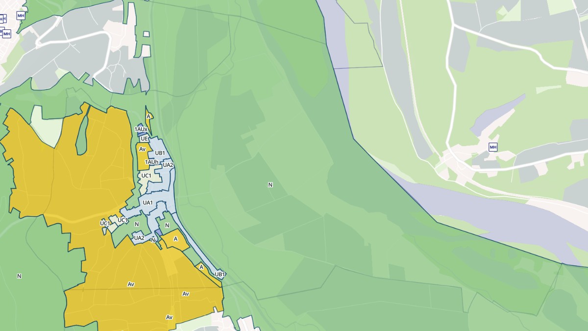 Aperçu cartographique de Ménétréol-sous-Sancerre, centré sur la commune