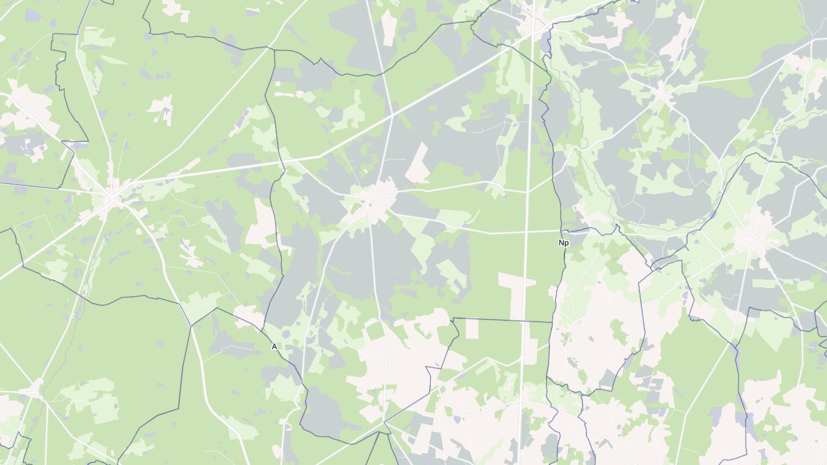Aperçu cartographique de Méry-ès-Bois, centré sur la commune